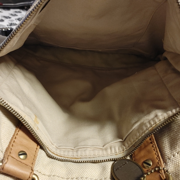 Canvas and Leather tote - Picture 7 of 9